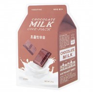A'PIEU Chocolate Milk One-Pack Смягчающая маска с экстрактом какао и сливы, 21 г