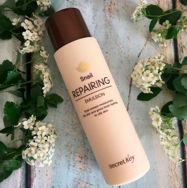 Secret Эмульсия с муцином улитки для лица Key Snail Repairing Emulsion, 150 мл Secret Эмульсия с муцином улитки для лица Key Snail Repairing Emulsion, 150 мл