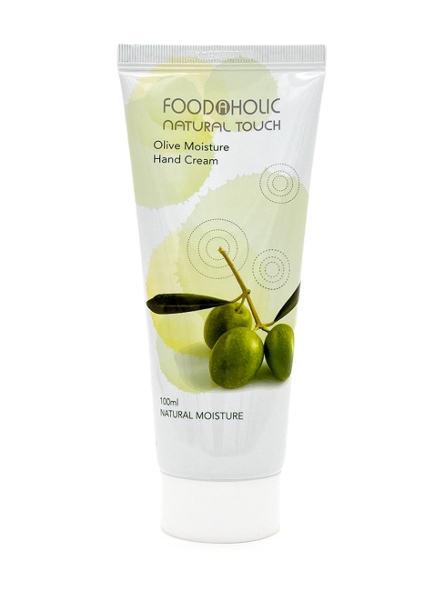 FoodaHolic Крем для рук увлажняющий с экстрактом оливы Natural Touch Olive Moisture Hand Cream, 100 мл FoodaHolic Крем для рук увлажняющий с экстрактом оливы Natural Touch Olive Moisture Hand Cream, 100 мл