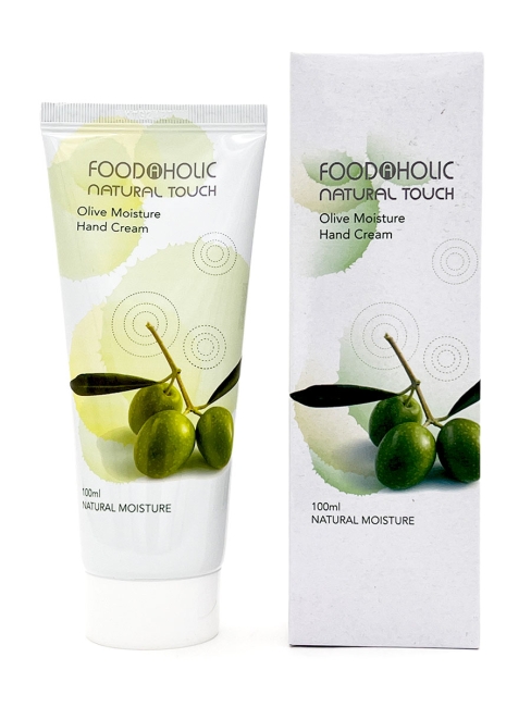 FoodaHolic Крем для рук увлажняющий с экстрактом оливы Natural Touch Olive Moisture Hand Cream, 100 мл FoodaHolic Крем для рук увлажняющий с экстрактом оливы Natural Touch Olive Moisture Hand Cream, 100 мл