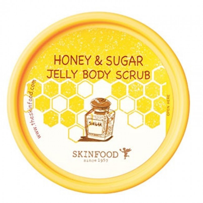 SKINFOOD Honey & Sugar Jelly Body Scrub Сахарно-медовый скраб для тела, 200 г SKINFOOD Honey & Sugar Jelly Body Scrub Сахарно-медовый скраб для тела, 200 г