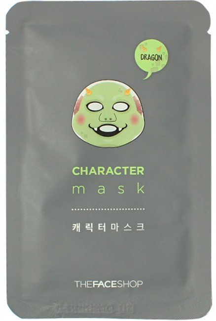 THE FACE SHOP Сharacter Mask Dragon Тканевая маска Дракон, 23 г THE FACE SHOP Сharacter Mask Dragon Тканевая маска Дракон, 23 г