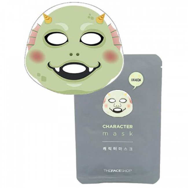 THE FACE SHOP Сharacter Mask Dragon Тканевая маска Дракон, 23 г THE FACE SHOP Сharacter Mask Dragon Тканевая маска Дракон, 23 г