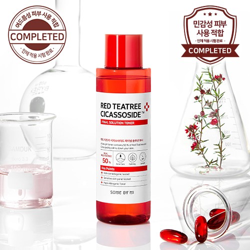 Some By Mi Тонер для лица с экстрактом красного чайного дерева Red Tea Tree Cicassoside Final Solution Toner, 150 мл Some By Mi Тонер для лица с экстрактом красного чайного дерева Red Tea Tree Cicassoside Final Solution Toner, 150 мл