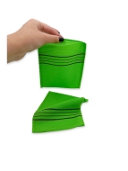 Мочалка для лица с эффектом скраба зеленая Washcloth, 1 шт