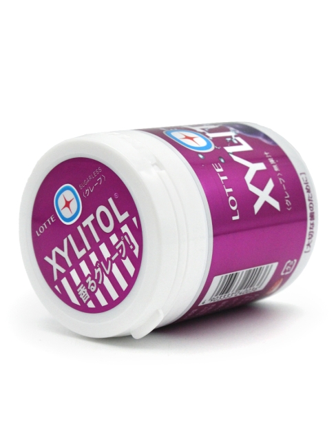 LOTTE Жевательная резинка без сахара с ксилитолом сочный виноград Xylitol Gum Grape Bottle, 133 г LOTTE Жевательная резинка без сахара с ксилитолом сочный виноград Xylitol Gum Grape Bottle, 133 г