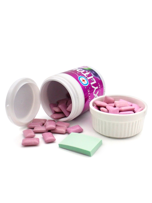 LOTTE Жевательная резинка без сахара с ксилитолом сочный виноград Xylitol Gum Grape Bottle, 133 г LOTTE Жевательная резинка без сахара с ксилитолом сочный виноград Xylitol Gum Grape Bottle, 133 г