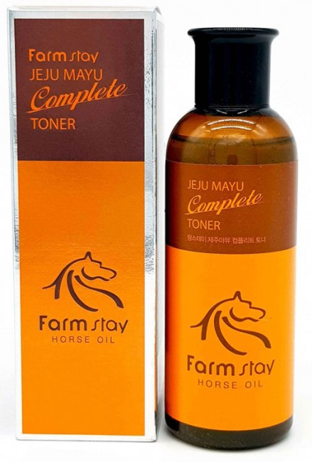 FarmStay Jeju Mayu Complete Toner Тонер с лошадиным маслом для сухой кожи, 200 мл FarmStay Jeju Mayu Complete Toner Тонер с лошадиным маслом для сухой кожи, 200 мл