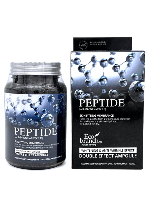 Eco Branch Сыворотка для лица с пептидами Peptide All in One Ampoule, 250 мл Eco Branch Сыворотка для лица с пептидами Peptide All in One Ampoule, 250 мл