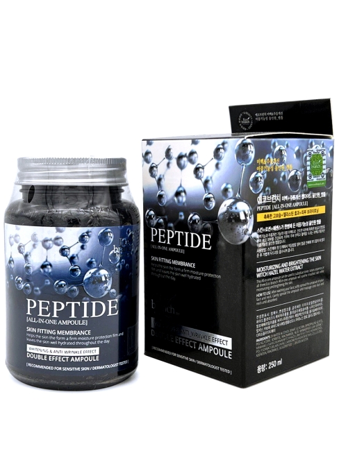 Eco Branch Сыворотка для лица с пептидами Peptide All in One Ampoule, 250 мл Eco Branch Сыворотка для лица с пептидами Peptide All in One Ampoule, 250 мл