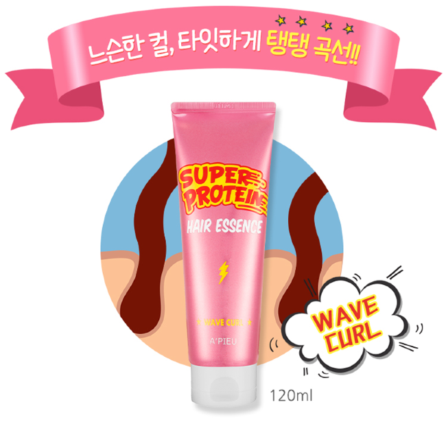 A'Pieu Super Protein Hair Essence Wave Curl Восстанавливающая эссенция для вьющихся волос с протеинами сои, 120 мл A'Pieu Super Protein Hair Essence Wave Curl Восстанавливающая эссенция для вьющихся волос с протеинами сои, 120 мл