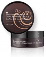 MIZON Гидрогелевые патчи с улиточным муцином Snail Repair Intensive Gold Eye Gel Patch, 60 шт MIZON Гидрогелевые патчи с улиточным муцином Snail Repair Intensive Gold Eye Gel Patch, 60 шт