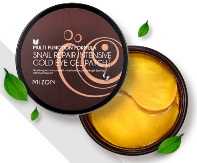 MIZON Гидрогелевые патчи с улиточным муцином Snail Repair Intensive Gold Eye Gel Patch, 60 шт