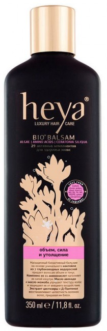 HEYA Биоактивный бальзам для волос объем, сила и утолщение 350 мл