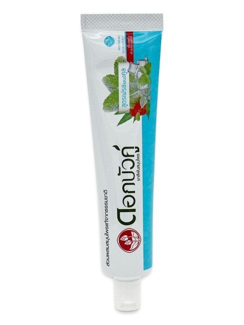 Twin Lotus Зубная паста с травами свежесть и прохлада Doc Bua Ku Herbal Toothpaste Fresh & Cool, 100 г Twin Lotus Зубная паста с травами свежесть и прохлада Doc Bua Ku Herbal Toothpaste Fresh & Cool, 100 г