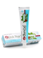 Twin Lotus Зубная паста с травами свежесть и прохлада Doc Bua Ku Herbal Toothpaste Fresh & Cool, 100 г