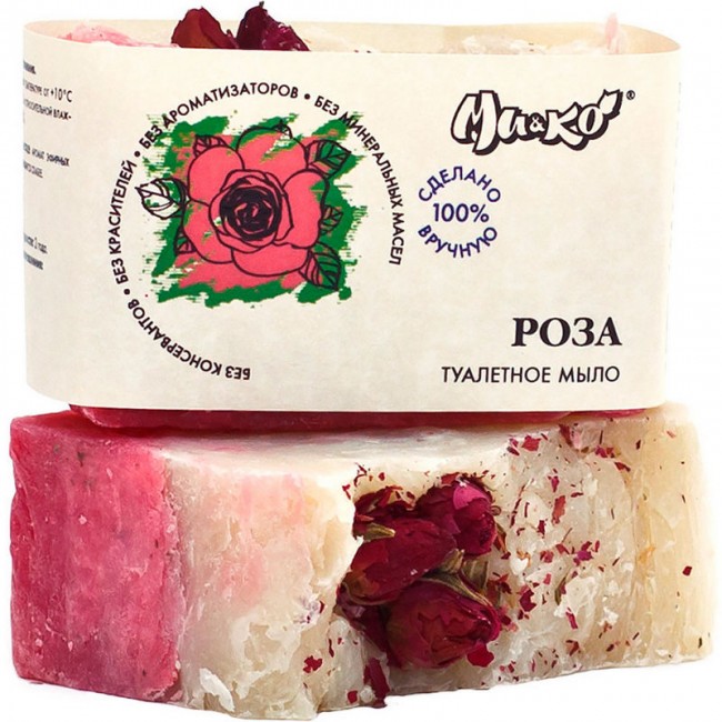 MiKo Туалетное мыло Роза, 75 г MiKo Туалетное мыло Роза, 75 г