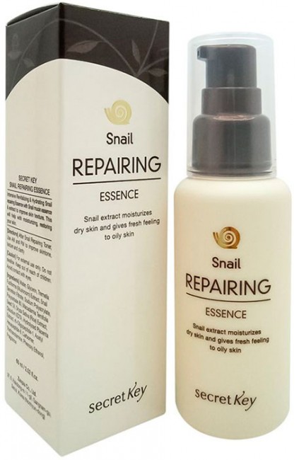 Secret Key Snail Repairing Essence Эссенция с муцином улитки для лица, 60 мл Secret Key Snail Repairing Essence Эссенция с муцином улитки для лица, 60 мл