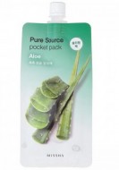 MISSHA Pure Source Pocket Pack Aloe Ночная маска с экстрактом алоэ, 10 мл