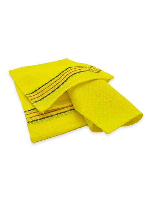 CleanLab Мочалка-варежка Кесе для лица и тела из вискозы без жесткая массажная, 13,5 х 15 см, 3 шт