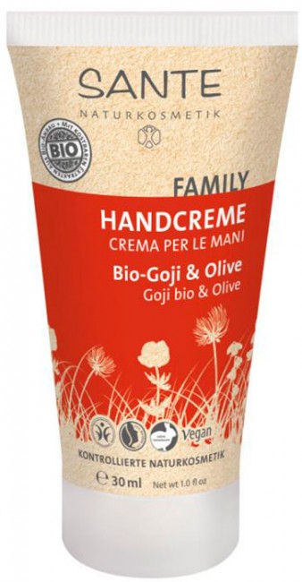 Sante Крем для рук Ягоды годжи и Олива, 30 мл Sante Крем для рук Ягоды годжи и Олива, 30 мл