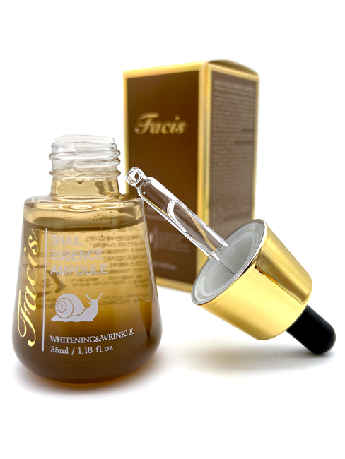 Jigott Сыворотка для лица с муцином улитки Facis Snail Essence Ampoule, 35 мл