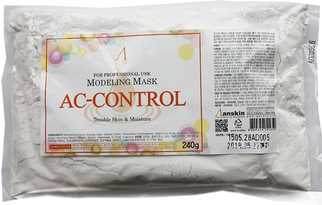 Anskin Маска альгинатная для проблемной кожи против акне Original AC Control Modeling Mask, 240 г
