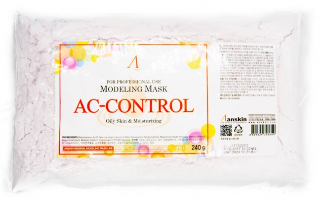 Anskin Маска альгинатная для проблемной кожи против акне Original AC Control Modeling Mask, 240 г