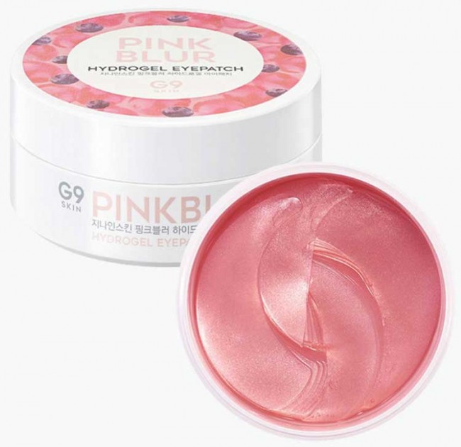 Berrisom G9 Pink Blur Hydrogel Eyepatch Омолаживающие гидрогелевые патчи с ягодными экстрактами, 60 шт