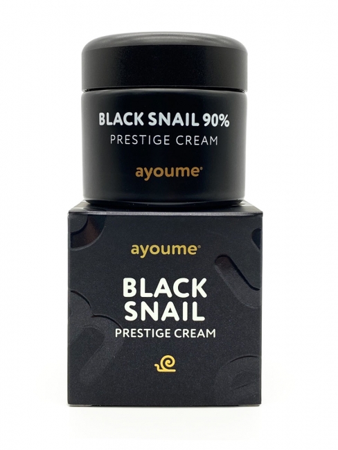 Ayoume Крем для лица с муцином черной улитки 90% Black Snail Prestige Cream, 70 мл