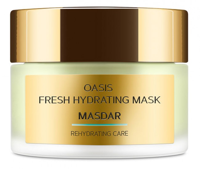 Zeitun Masdar Oasis Освежающая экспресс-маска для интенсивного увлажнения кожи с гиалуроновой кислотой и огуречным соком, 50 мл