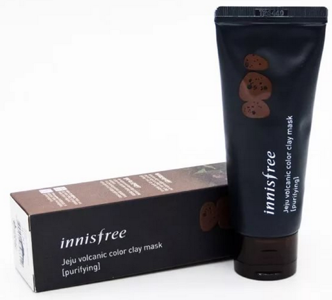 Innisfree Jeju Volcanic Color Clay Mask Black Purifying Маска, 70 мл Innisfree Jeju Volcanic Color Clay Mask Black Purifying Маска, 70 мл
