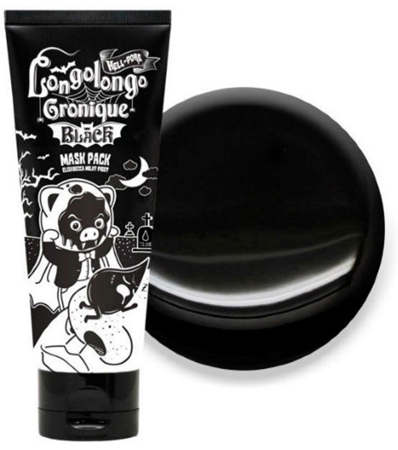Elizavecca Hell Pore Longolongo Gronique Black Mask Pack Черная маска-пленка, 100 мл Elizavecca Hell Pore Longolongo Gronique Black Mask Pack Черная маска-пленка, 100 мл
