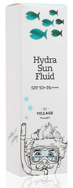 Village 11 Factory Hydra Sun Fluid SPF50+ PA++++ Увлажняющий солнцезащитный крем-флюид, 25 мл Village 11 Factory Hydra Sun Fluid SPF50+ PA++++ Увлажняющий солнцезащитный крем-флюид, 25 мл