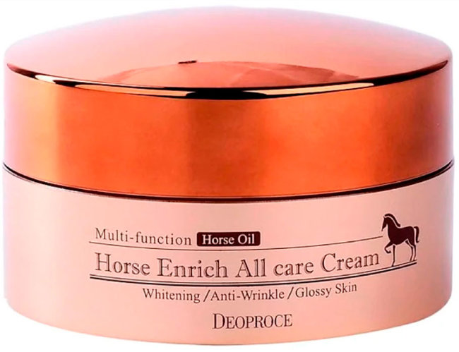 Deoproce Horse Enrich All Care Cream Питательный крем с лошадиным жиром, 100 г Deoproce Horse Enrich All Care Cream Питательный крем с лошадиным жиром, 100 г