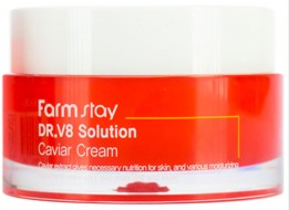 FarmStay Dr-V8 Solution Caviar Cream Крем с экстрактом икры, 50 мл