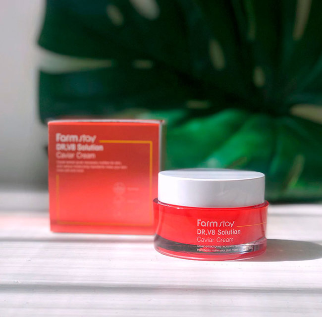 FarmStay Dr-V8 Solution Caviar Cream Крем с экстрактом икры, 50 мл FarmStay Dr-V8 Solution Caviar Cream Крем с экстрактом икры, 50 мл