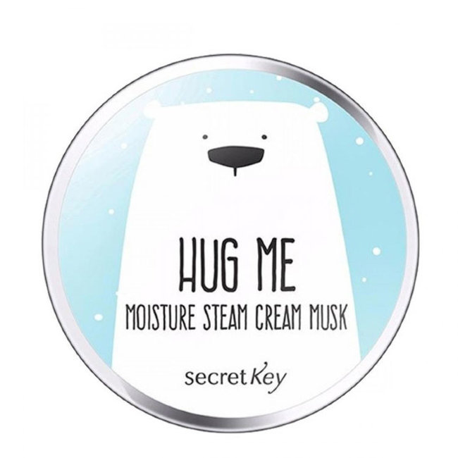 Secret Key Hug Me Moisture Steam Cream Musk Увлажняющий паровой крем для лица с ароматом мускуса, 80 мл Secret Key Hug Me Moisture Steam Cream Musk Увлажняющий паровой крем для лица с ароматом мускуса, 80 мл