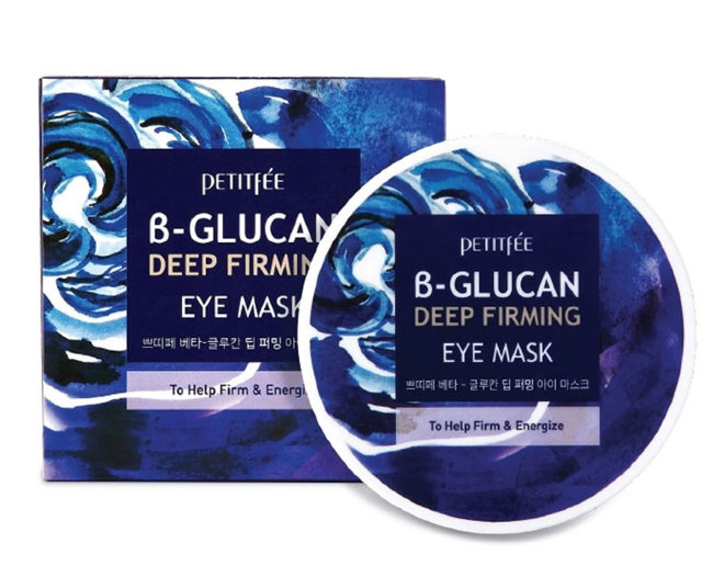 Petitfee B-Glucan Deep Firming Eye Mask Глубоко увлажняющие тканевые патчи, 60 шт