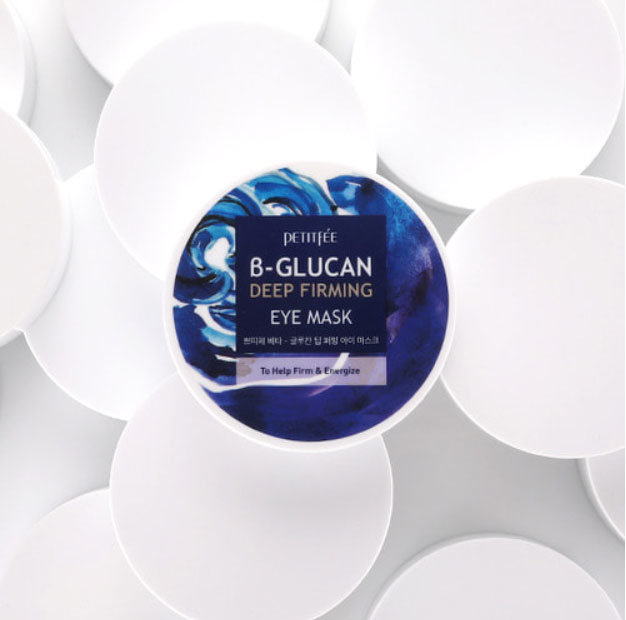 Petitfee B-Glucan Deep Firming Eye Mask Глубоко увлажняющие тканевые патчи, 60 шт