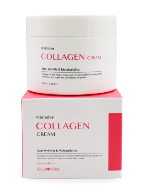 FoodaHolic Крем для лица с коллагеном антивозрастной функциональный Intensive Collagen Cream, 100 мл