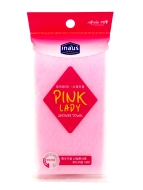 Inaus Мочалка для тела с плетением «Сетка» однотонная мягкая Clean Wrap 28х96 см, 1 шт