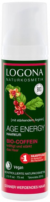 Logona Сыворотка для интенсивного укрепления волос с био-кофеином, 75 мл Logona Сыворотка для интенсивного укрепления волос с био-кофеином, 75 мл