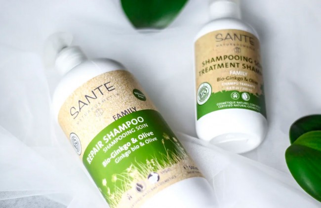 Sante Family Шампунь восстанавливающий с био-гинкго и оливой, 200 мл