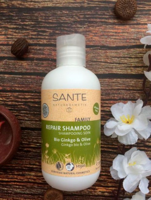 Sante Family Шампунь восстанавливающий с био-гинкго и оливой, 200 мл