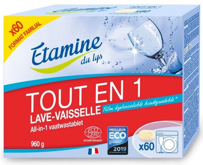 Etamine Du Lys All in 1 Таблетки для посудомоечной машины, 60 шт Etamine Du Lys All in 1 Таблетки для посудомоечной машины, 60 шт