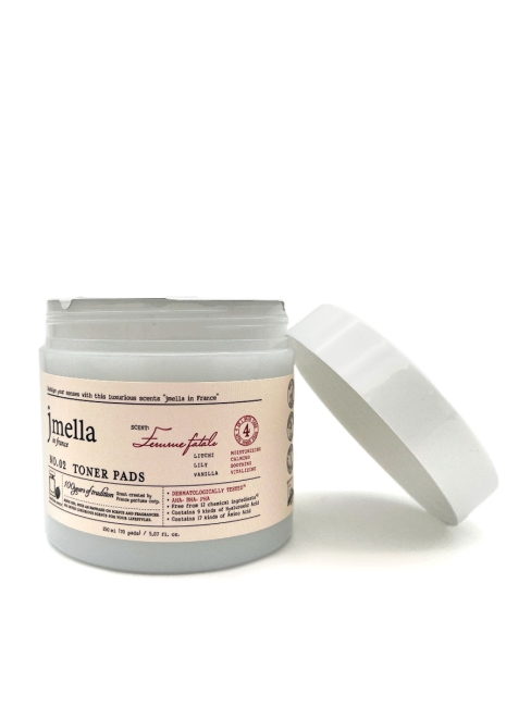 Jmella Парфюмированные тонер-пэды для лица "Роковая женщина" N0.02 In France Femme Fatale Toner, 150 мл Jmella Парфюмированные тонер-пэды для лица "Роковая женщина" N0.02 In France Femme Fatale Toner, 150 мл