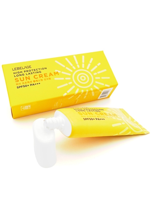 Lebelage Крем солнцезащитный длительного действия для лица и тела High Protection Long Lasting Sun Cream SPF50+ PA+++, 30 мл