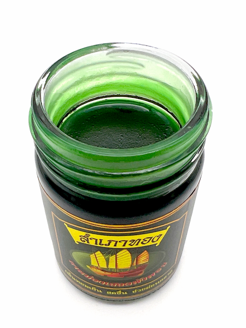 Samphao Thong Зелёный бальзам Золотой Парусник, 50 г