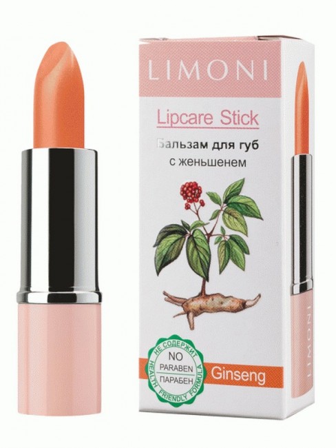 LIMONI Lipcare Stick Бальзам для губ 05-Женьшень, 4,5 г LIMONI Lipcare Stick Бальзам для губ 05-Женьшень, 4,5 г